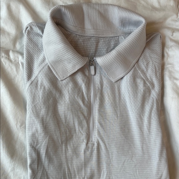 lululemon athletica White Polo Top - Picture 2 of 3